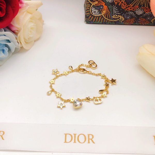 18K CD Star Crystal Bracelet - 图片 4