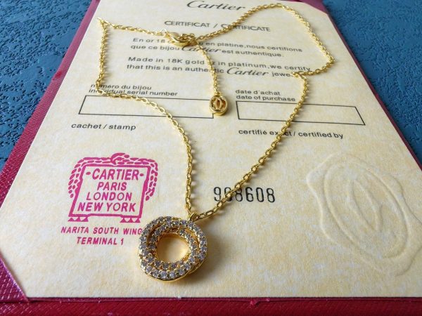 18K Trinity Necklace - 图片 7