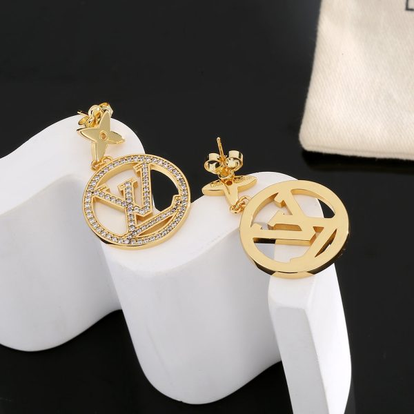 18K Louis Star Pendant Earrings - 图片 4