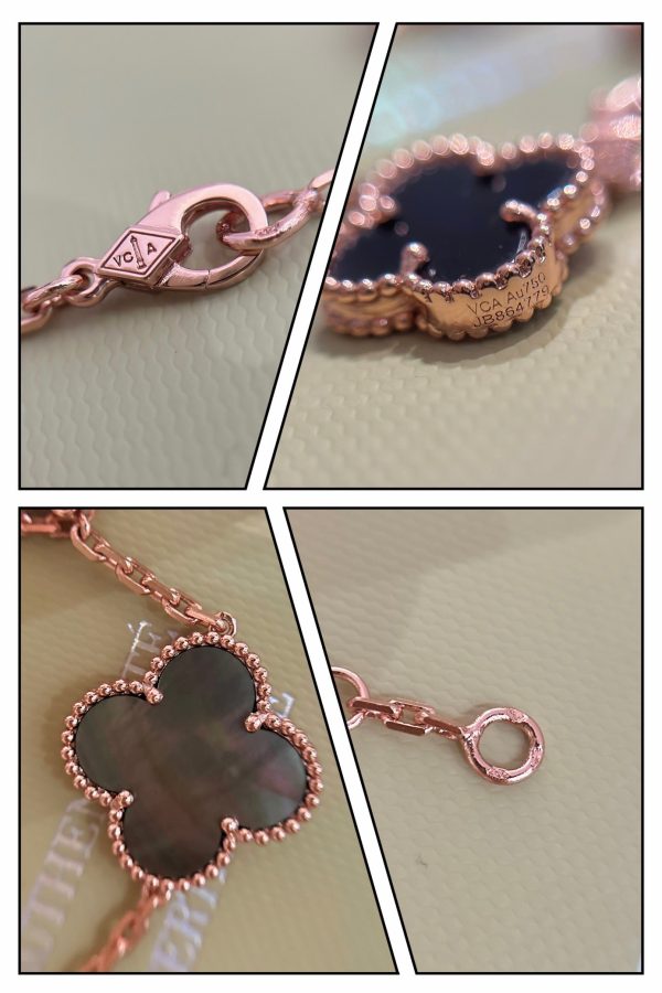 18K Magic Alhambra Five Motifs Clover Bracelet - 图片 6