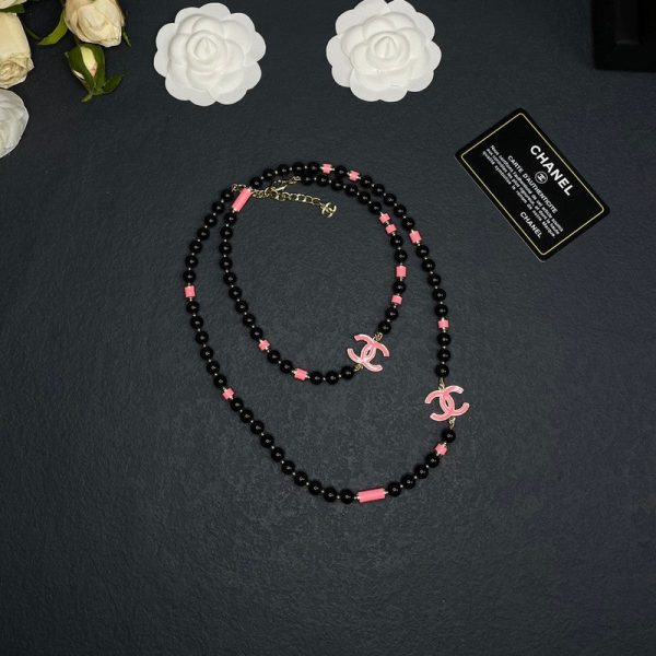 18K CC 24B Black Pearls Necklace - Image 5