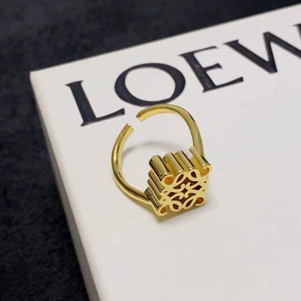 18K Anagram Single Anagram Ring - Image 8