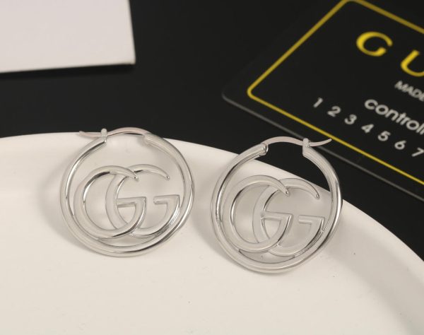 18K Double G Earrings - 图片 3