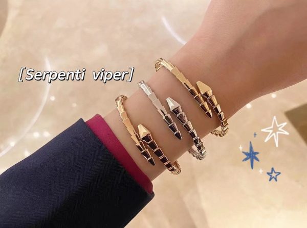 18K BV Serpenti Viper Bracelet - Image 5