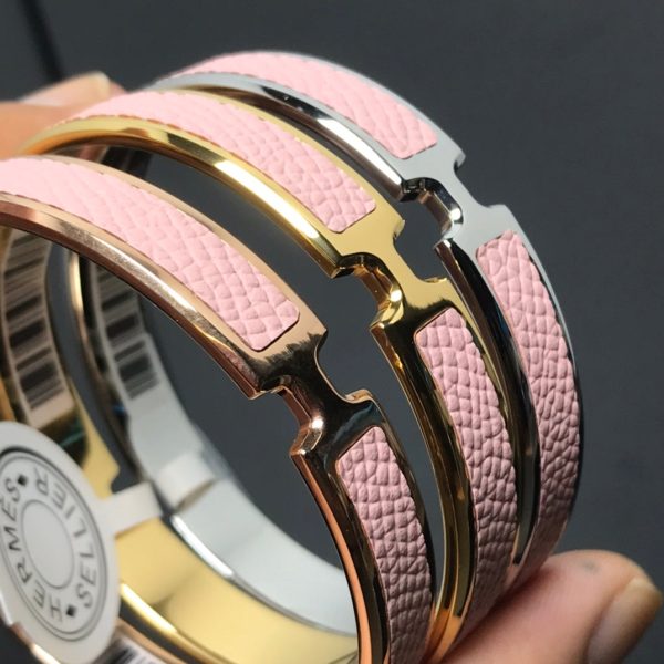 18K Olympe Light Pink H Bracelet - 图片 5