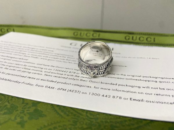 Double G Garden Snake Interlocking G Ring - 图片 10