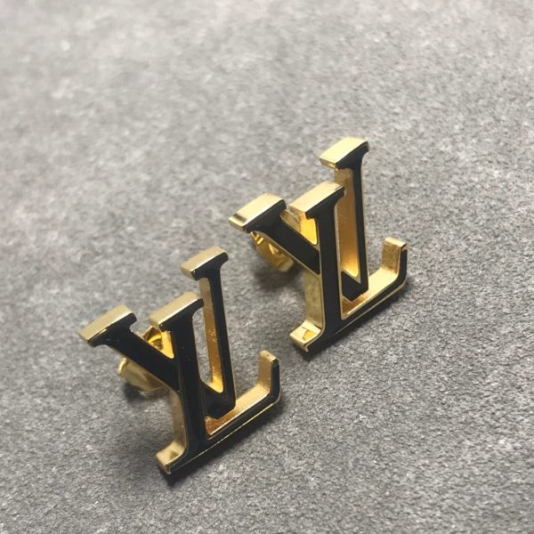 18K Louis Iconic Black Earrings - 图片 5