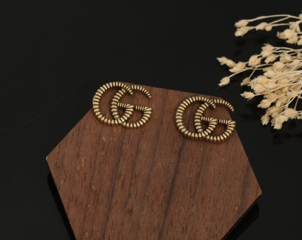 18K Double G Earrings - 图片 4