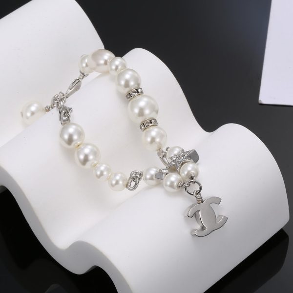 18K CC Pearls Chain Bracelet - Image 4