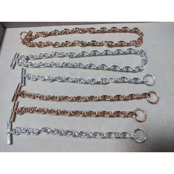 18K Her Chaîne D'ancre Enchaînée Bracelet - 图片 3