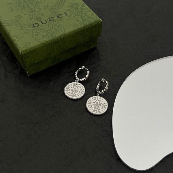 18K Double GG Icon Blooms Earrings - 图片 9