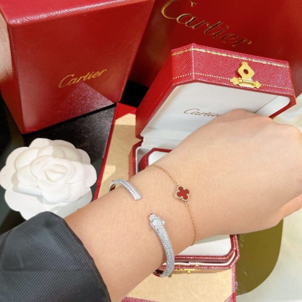 18K Panthère De Diamonds Bracelet - 图片 4