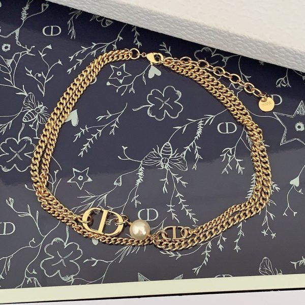 18K CD 30 Montaigne Choker Necklace - 图片 3