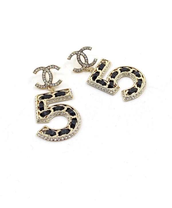 18K CC N0.5 Perfume Earrings - 图片 3