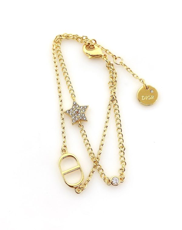 18K CD Star Diamond Bracelet - 图片 4