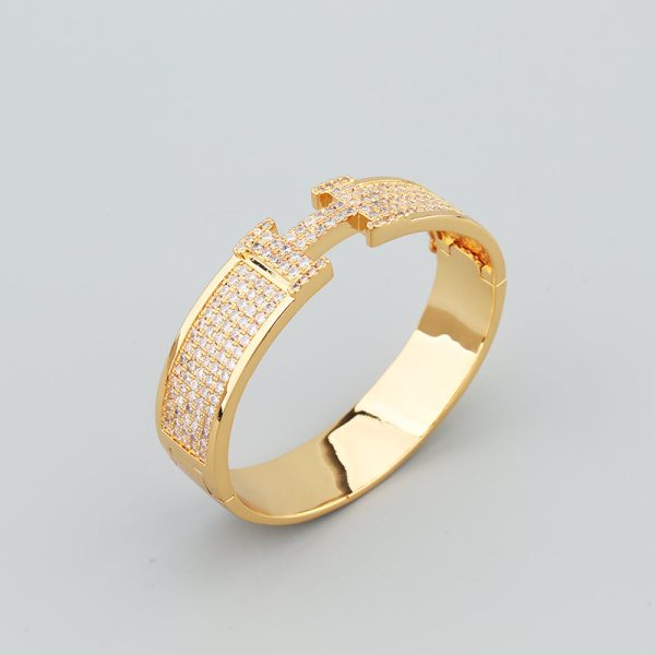 18K Clic H Diamonds Bracelet - 图片 5
