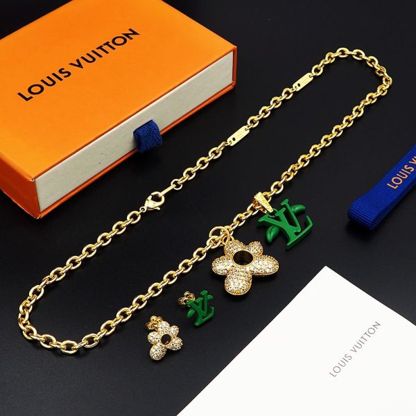 18K Louis Blooming Pendant Necklace - 图片 4