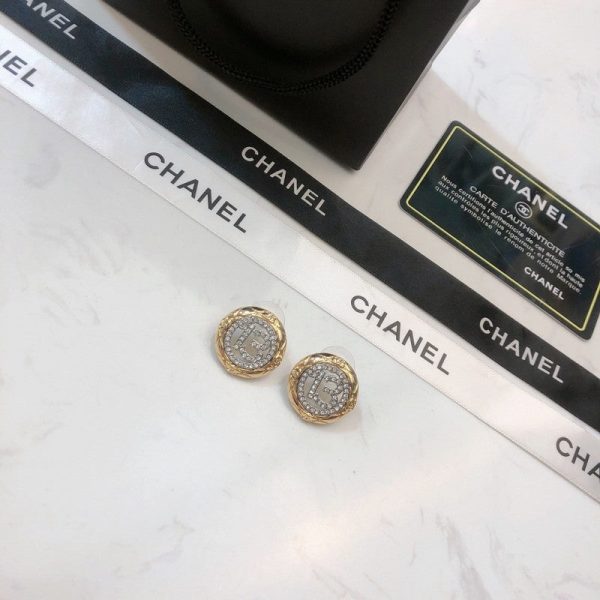 18K CC No.13 Diamond Earrings - 图片 4