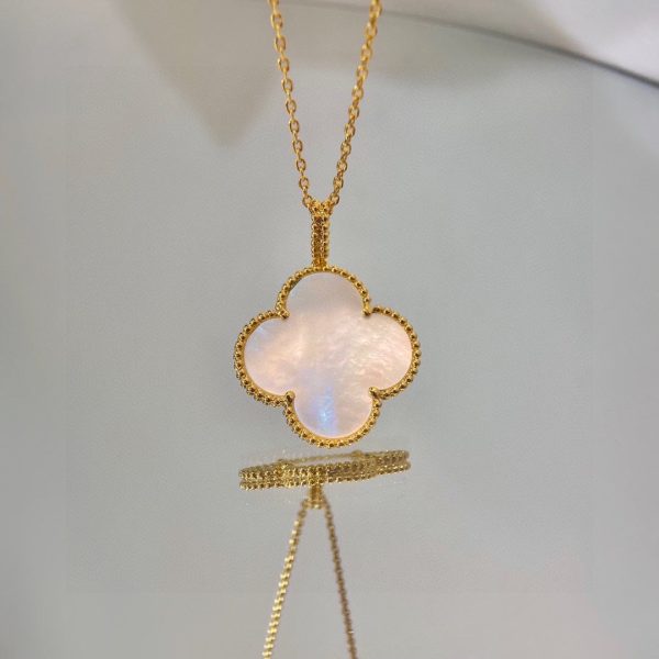 18K Magic Alhambra One Motif Pearl Necklace - 图片 11