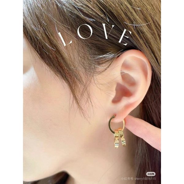 18K Love Earrings - 图片 7