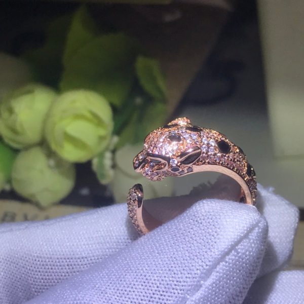 18K Panthère De Diamond Ring - 图片 8
