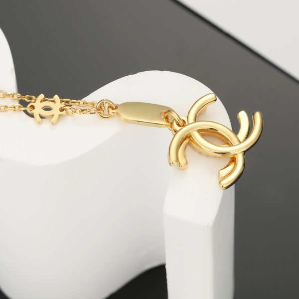 18K CC Diamond Long Necklace - Image 3