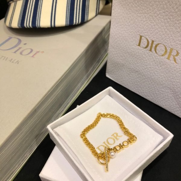 18K CD Revolution Logo Bracelet - 图片 6
