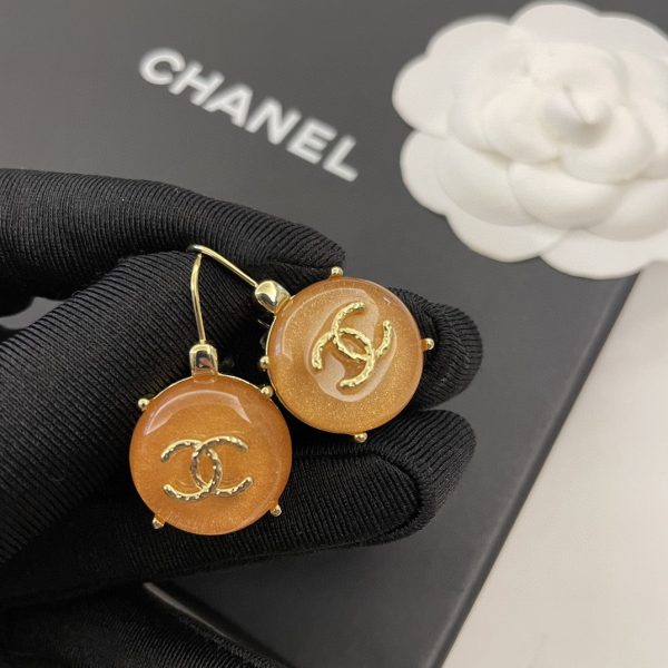 18K CC Crystals Earrings - 图片 7