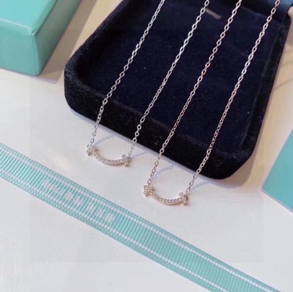 18K T Small Diamond Pendant Necklace - 图片 5