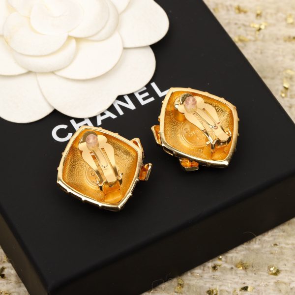 18K CC Vintage Earrings - 图片 2