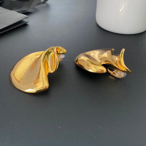 18K Saint Gold Earrings - 图片 5