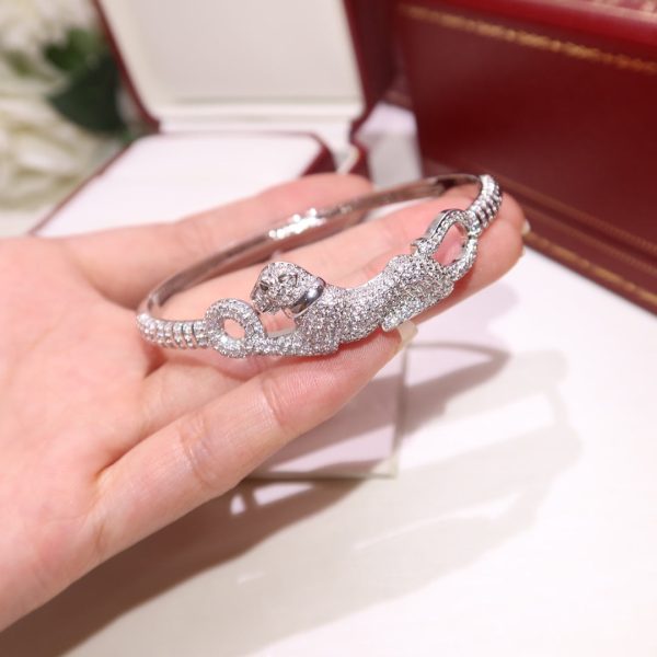 18K Panthère De Diamonds Bracelet - 图片 6