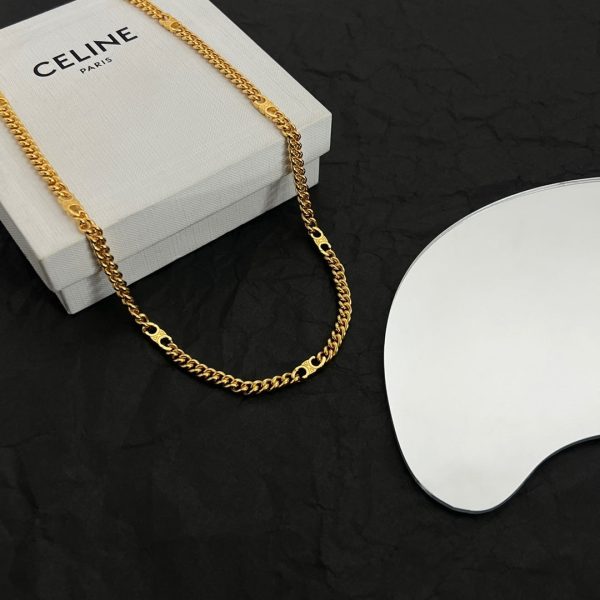 18K Triomphe Gourmette Chain Necklace - 图片 5