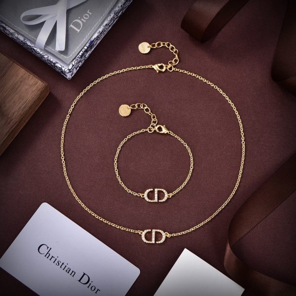 18K Petit CD Diamonds Necklace - 图片 11