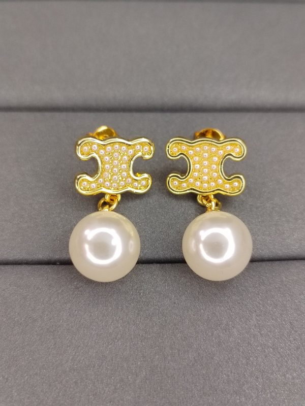 18K Triomphe Pearls Earrings - Image 4