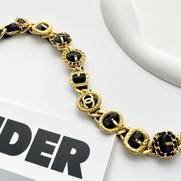 18K CC 2024 Leather Necklace - Image 4