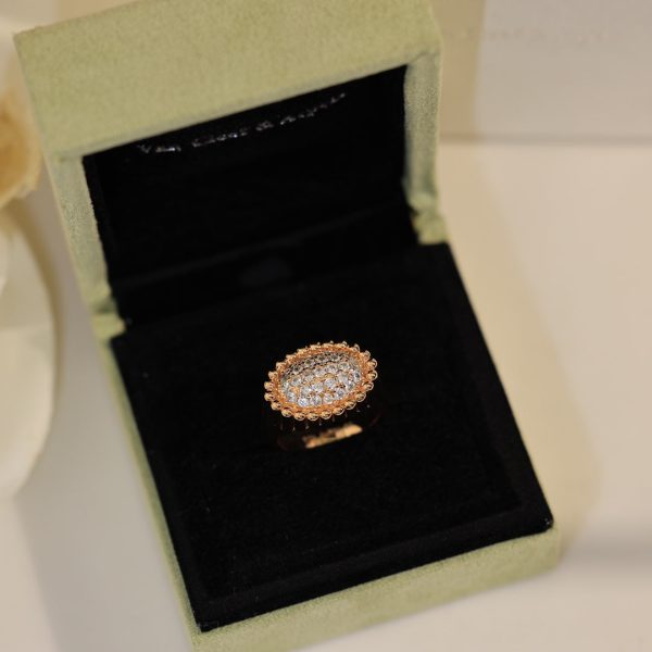 18K Perlée Diamond Ring - 图片 16