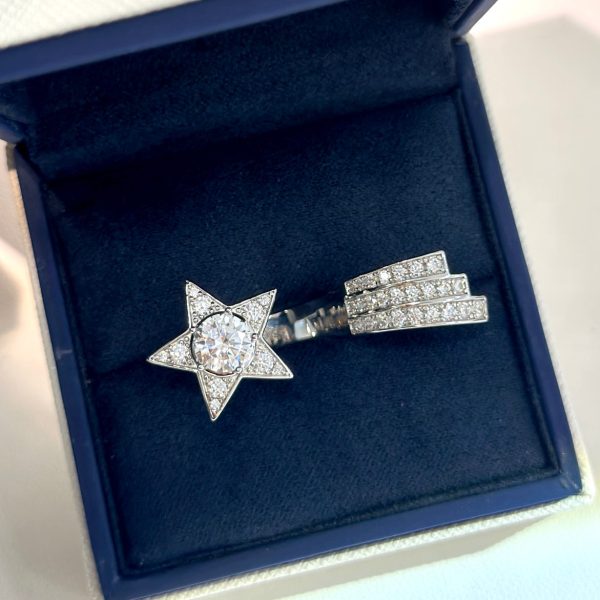 18K CC Comète Diamonds Ring - 图片 4