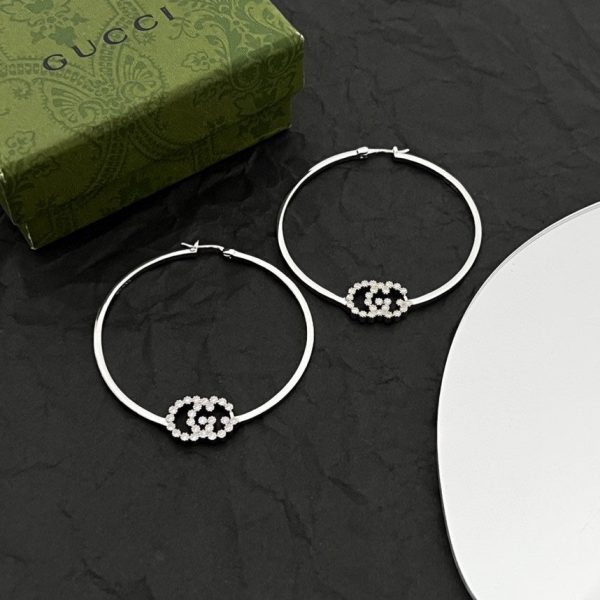 18K Double G Running Diamond Bracelet - 图片 6
