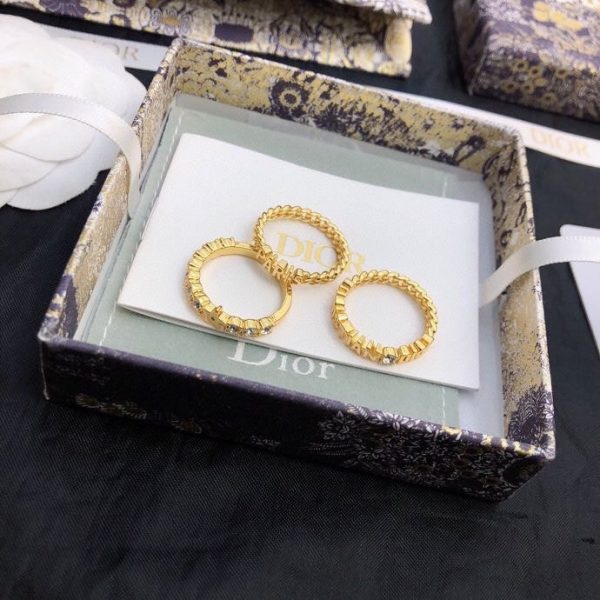 18K CD Star Set Of Three Rings - 图片 5