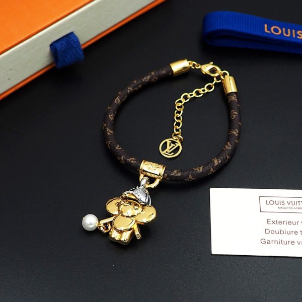 18K Louis Vivienne Pearls Bracelet - 图片 4