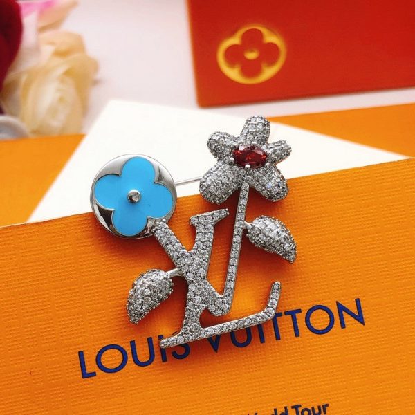 18K Louis Blooming Brooch - Image 10