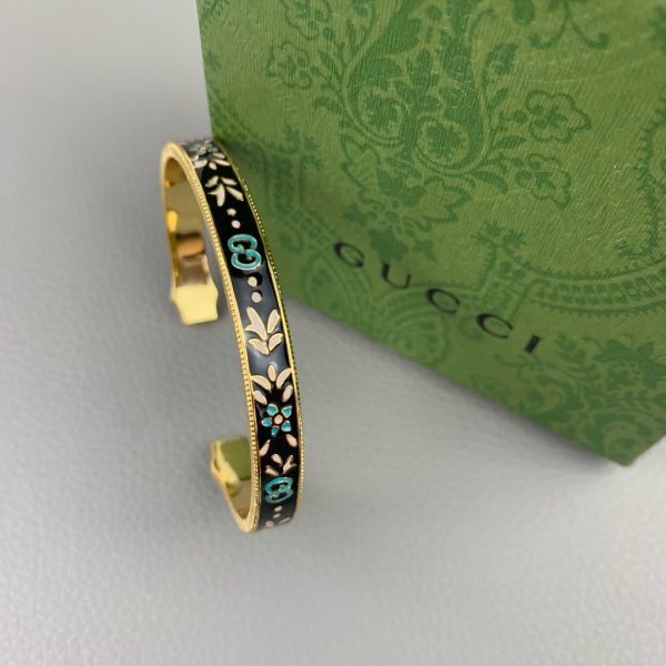 18K Double G Icon Blooms Bracelet - 图片 7
