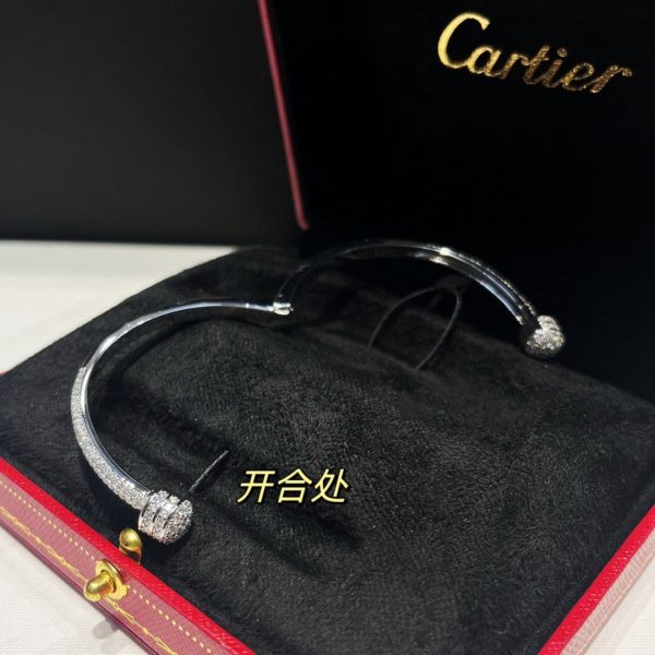 18K Juste Un Clou Diamonds Bracelet - 图片 5