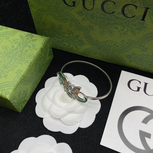 Double G Interlocking G & Butterfly Bracelet - Image 6