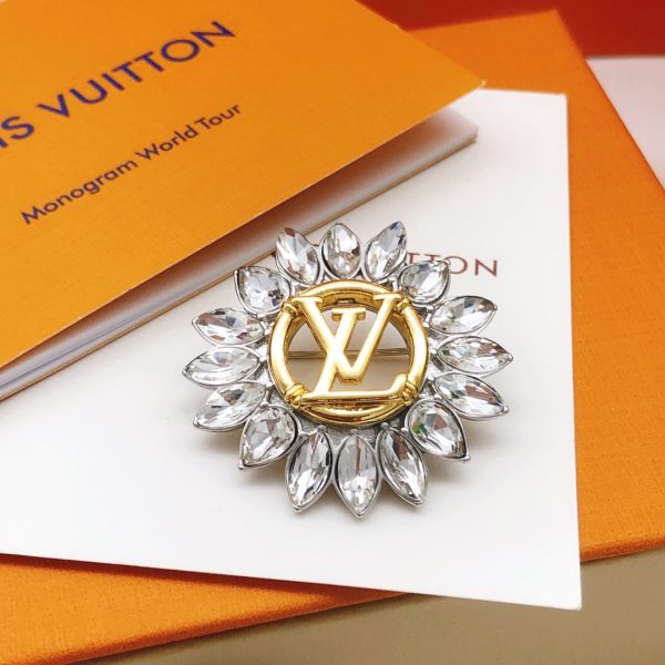 18K Louis Sunflower Brooch - 图片 3