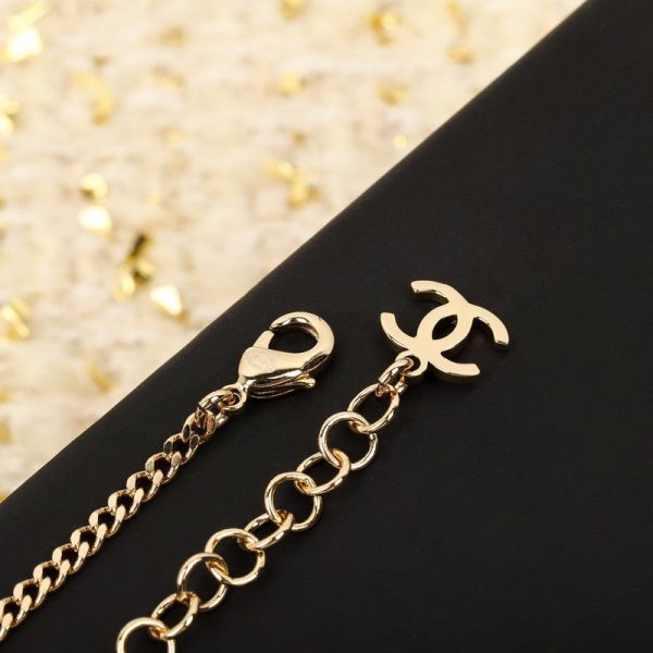 18K CC Bag Pendant Necklace - Image 7