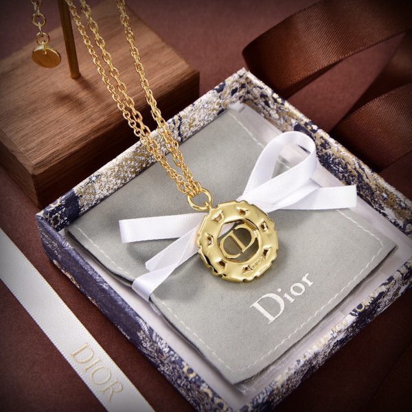 18K Petit CD Pearls Necklace - 图片 5