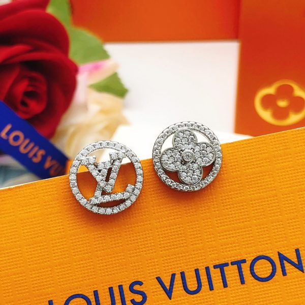 18K Louis Blossom Diamond Earrings - 图片 12
