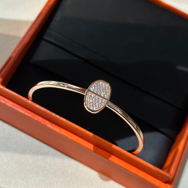 18K Chaine d'Ancre Verso H Bracelet - 图片 6